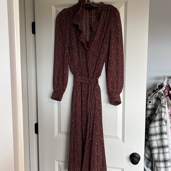 Banana Republic Belted Paisley Dress - Picture 3 of 7